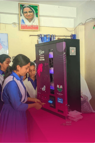 Diva Sanitary Pad Vending Machines support the UN's Sustainable Development Goals by improving health and well-being (SDG 3), fostering quality education